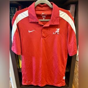University of Alabama Crimson Tide Nike Dri-Fit Performance Polo